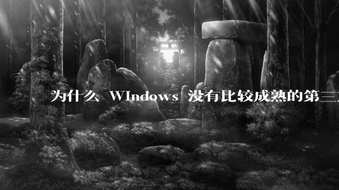 为什么 Windows 没有比较成熟的第三方桌面环境（explorer.exe）？
